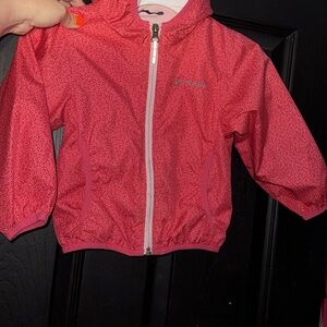 Columbia Youth Pink Hooded Jacket